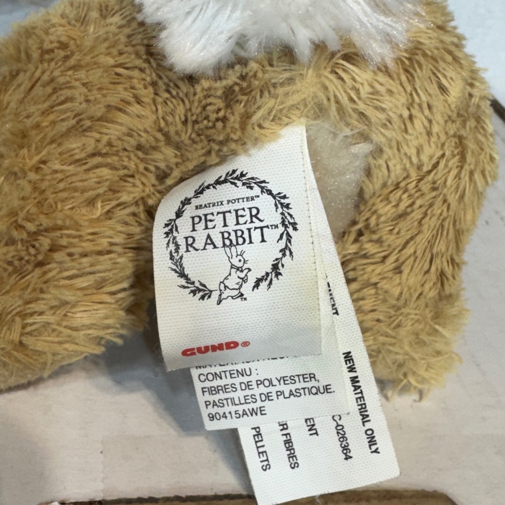 Beatrix Potter Peter Rabbit Plush Set 7-8in Blue Jacket Stuffed Animal Toy Pair - Picture 12 of 12